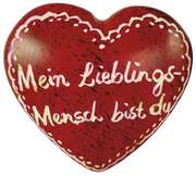 Handschmeichler: Lieblings-Mensch - rot Handschmeichler: Lieblings-Mensch - rot