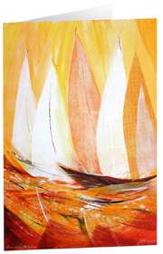 Jörgen Habedank - Kunstkarten "Kleiner Lichtsegler-Rhythmus" - 5 Stk. Kunstkarten "Kleiner Lichtsegler-Rhythmus" - 5 Stk.