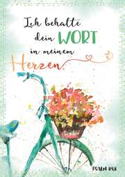 Postkartenserie "Rad mit Blumenkorb" - 10 Stück Postkartenserie "Rad mit Blumenkorb" - 10 Stück