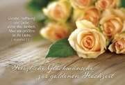 Faltkarte: Herzliche Glückwünsche zur goldenen Hochzeit Faltkarte: Herzliche Glückwünsche zur goldenen Hochzeit