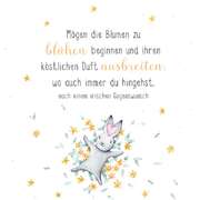 Holzschild klein - Mögen die Blumen Holzschild klein - Mögen die Blumen