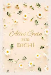Faltkarte "Alles Gute für Dich" Faltkarte "Alles Gute für Dich"