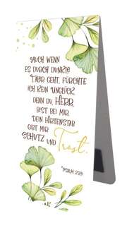 Magnetlesezeichen - "Auch wenn es durch dunkle Täler geht" Magnetlesezeichen - "Auch wenn es durch dunkle Täler geht"
