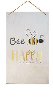 Wandbild "Bee happy"