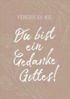 Postkarten "Gedanke Gottes" 12 Stk.
