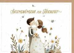 Faltkarte 'Segenswünsche zur Hochzeit' Faltkarte 'Segenswünsche zur Hochzeit'