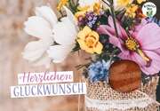 Kräuter-Dip-Karte - Herzlichen Glückwunsch Kräuter-Dip-Karte - Herzlichen Glückwunsch