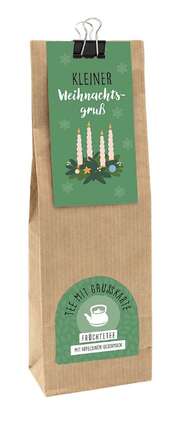 Tee mit Grußkarte: Kleiner Weihnachtsgruß Tee mit Grußkarte: Kleiner Weihnachtsgruß