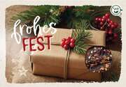 Teekarte - Frohes Fest Teekarte - Frohes Fest