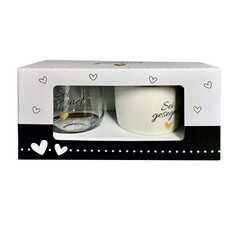 Geschenk-Set: Tasse/Glas "Sei gesegnet" Geschenk-Set: Tasse/Glas "Sei gesegnet"