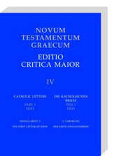 Editio Critica Maior - Novum Testamentum Graecum Novum Testamentum Graecum