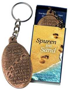 Schlüsselanhänger Spuren im Sand