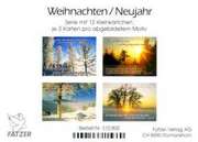 Kleinkärtchenserie Weihnachten/Neujahr, 12 Stück Kleinkärtchenserie Weihnachten/Neujahr, 12 Stück