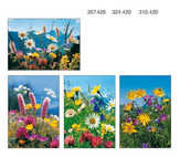 Postkartenserie Wiesenblumen, 12 Stück