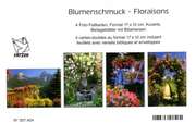 Faltkartenbox Blumenschmuck, 4 Stück Faltkartenbox Blumenschmuck, 4 Stück