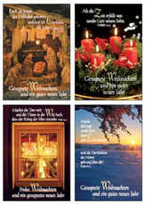 Postkarten: Weihnachts-Serie, 12 Stück Postkarten: Weihnachts-Serie, 12 Stück