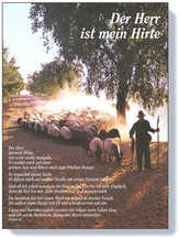 Raumbild: Der Herr ist mein Hirte, A3 Raumbild: Der Herr ist mein Hirte, A3