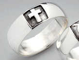 Fingerring "Kreuz" - 18 mm Fingerring "Kreuz" - 18 mm