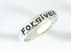 Fingerring "Forgiven" - 16 mm