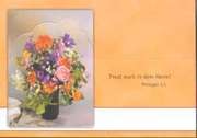 Tischkärtchen mit bunten Blumensträußen - 24 Stück Tischkärtchen mit bunten Blumensträußen - 24 Stück