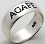 Fingerring "Agape" - 18 mm Fingerring "Agape" - 18 mm