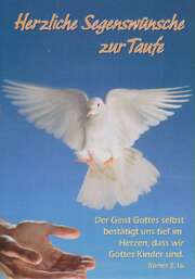 Postkarten Taufe, 6 Stück Postkarten Taufe, 6 Stück