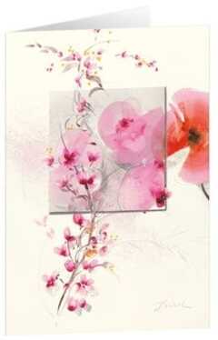 Kunstkarten "Zarte Blüte"
