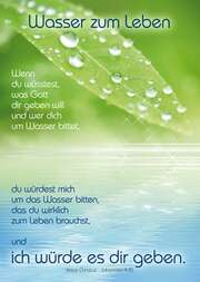 Postkarten: Wasser zum Leben, 12 Stück Postkarten: Wasser zum Leben, 12 Stück