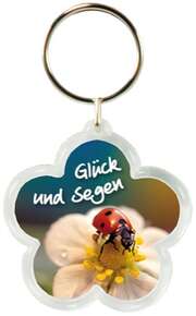 Schlüsselanhänger Blume: Glück und Segen Schlüsselanhänger Blume: Glück und Segen