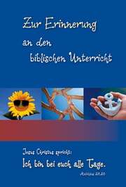 Faltkarte: Zur Erinnerung an den biblischen Unterricht Faltkarte: Zur Erinnerung an den biblischen Unterricht