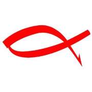 Fischaufkleber Ichthys (Simply Red) Fischaufkleber Ichthys (Simply Red)