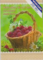 Postkarten Körbe mit Blumen und Früchten, 6 Stück Postkarten Körbe mit Blumen und Früchten, 6 Stück