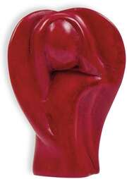 Schutzengel "beschützend" - Speckstein rot Schutzengel "beschützend" - Speckstein rot