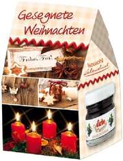 Konfitüre "Gesegnete Weihnachten" Konfitüre "Gesegnete Weihnachten"