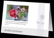Faltkarten Trauer, 5 Stück Faltkarten Trauer, 5 Stück