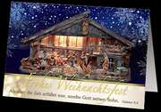 Faltkarten Weihnachtskrippe, 5 Stück Faltkarten Weihnachtskrippe, 5 Stück