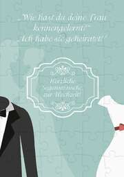 Puzzlekarten "Herzliche Segenswünsche zur Hochzeit" Puzzlekarten "Herzliche Segenswünsche zur Hochzeit"