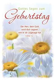 Faltkarte - Geburtstag 5.Mose 15,6 Faltkarte - Geburtstag 5.Mose 15,6