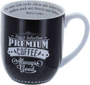 Die Tasse mit Inhalt "Man kann Gott nicht allein mit Arbeit dienen" Die Tasse mit Inhalt "Man kann Gott nicht allein mit Arbeit dienen"