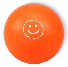 Softball "Smile - Jesus loves you!" - orange